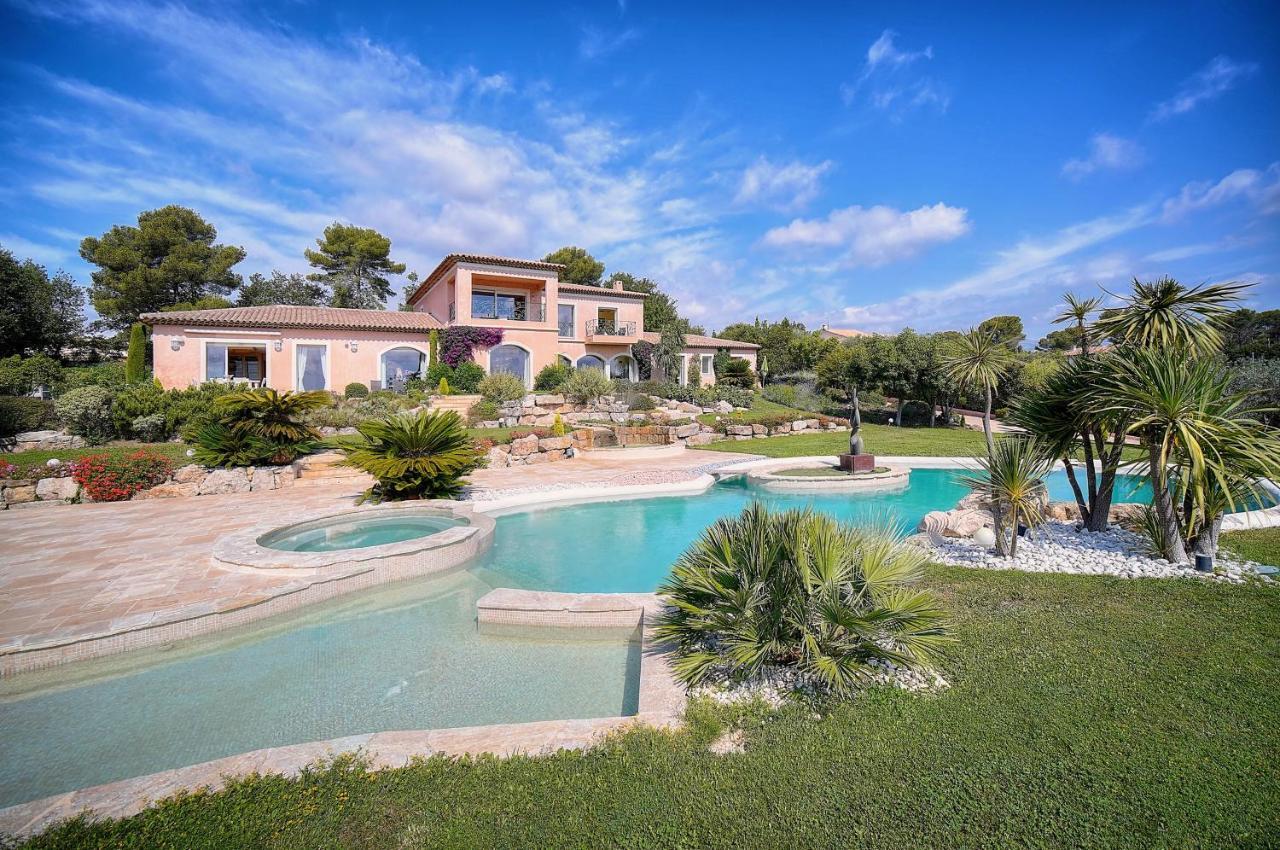 "Au Havre De Paix" 5 Etoiles Prestige Jacuzzi, Hammam, Sauna, Piscine Chauffee Mougins Cannes Grasse Eksteriør bilde