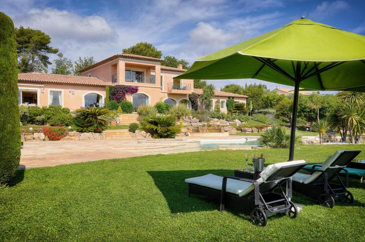 "Au Havre De Paix" 5 Etoiles Prestige Jacuzzi, Hammam, Sauna, Piscine Chauffee Mougins Cannes Grasse Eksteriør bilde