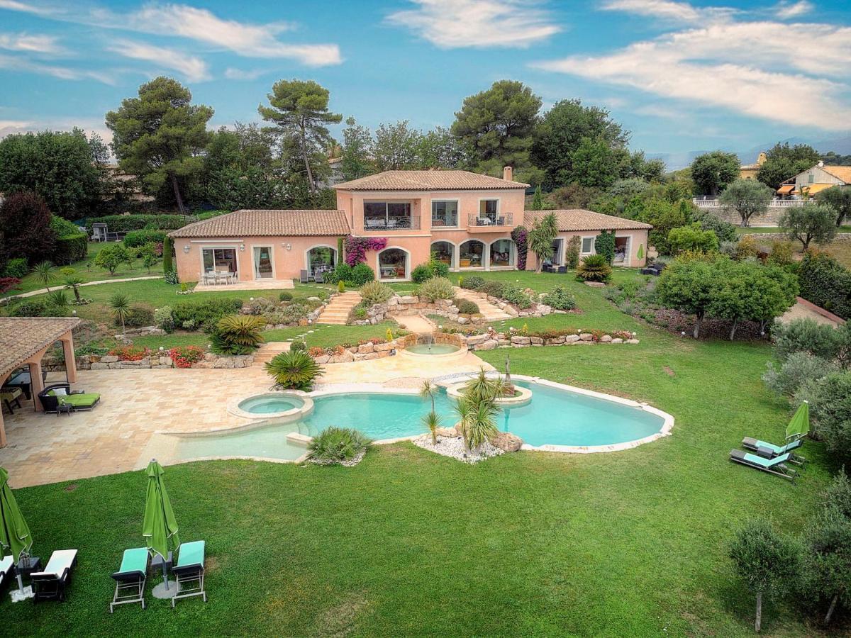 "Au Havre De Paix" 5 Etoiles Prestige Jacuzzi, Hammam, Sauna, Piscine Chauffee Mougins Cannes Grasse Eksteriør bilde