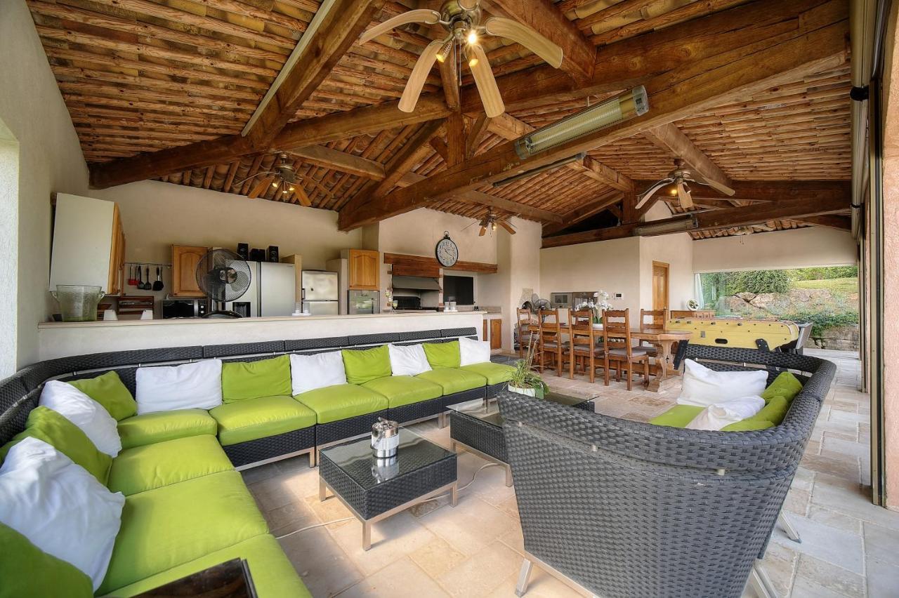 "Au Havre De Paix" 5 Etoiles Prestige Jacuzzi, Hammam, Sauna, Piscine Chauffee Mougins Cannes Grasse Eksteriør bilde