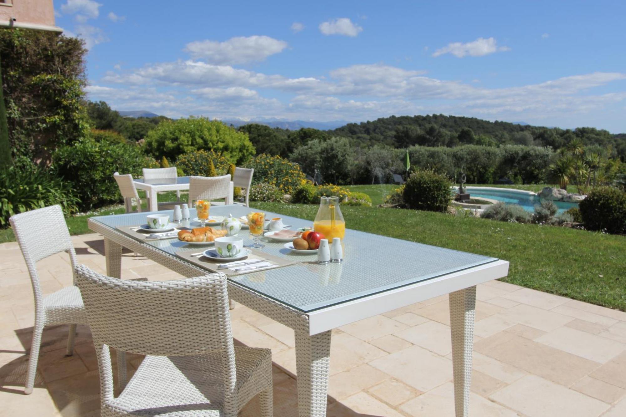 "Au Havre De Paix" 5 Etoiles Prestige Jacuzzi, Hammam, Sauna, Piscine Chauffee Mougins Cannes Grasse Eksteriør bilde