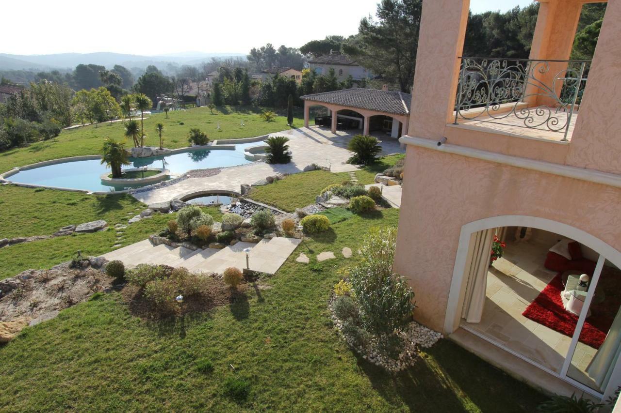 "Au Havre De Paix" 5 Etoiles Prestige Jacuzzi, Hammam, Sauna, Piscine Chauffee Mougins Cannes Grasse Eksteriør bilde